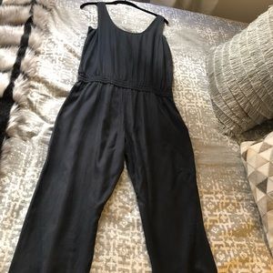 Dark Grey Vince Jumpsuit w/ Cinched Leg